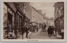 WELLINGTON Shropshire New Street RP Postcard