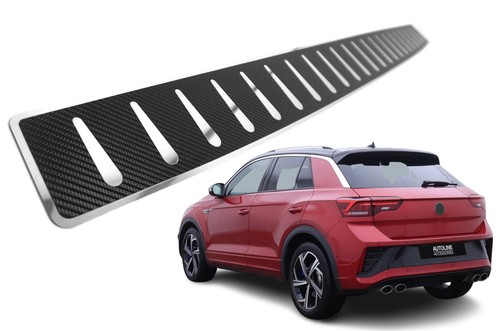 Carbon foiled rear bumper - carbon,