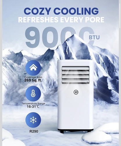 9000 btu portable air - btu,