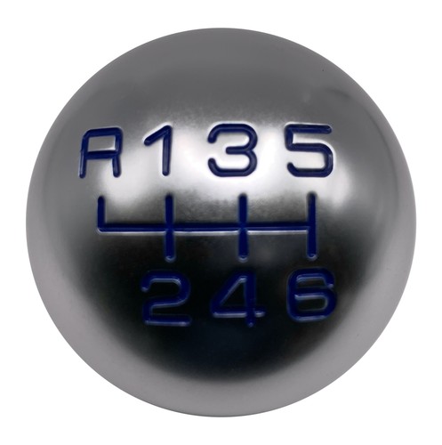 Silver blue gear shift knob - blue,