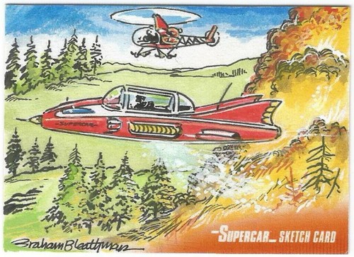 Supercar gerry anderson sketch - anderson,