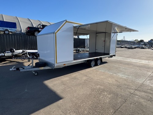 Box trailer car - car, transporter