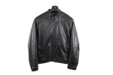 Belstaff Men's Advancer Leather Jacket Black UK 42