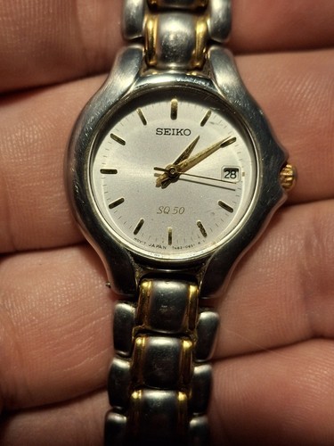 Seiko ladies two - 50, tone