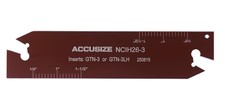for GTN-3 Inserts, Width 0.120 in, Height 1.02 in, NCIH26-3 Positive Stop Adj...