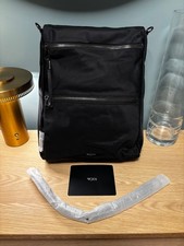 TUMI VOYAGEUR LEIGH TOTE BACKPACK BLACK/GUNMETAL BRAND NEW NO RESERVE RRP £430 *