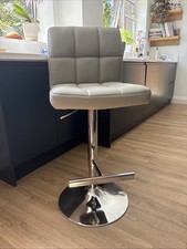 Bar Stool - Allegro, Grey, Adjustable Height