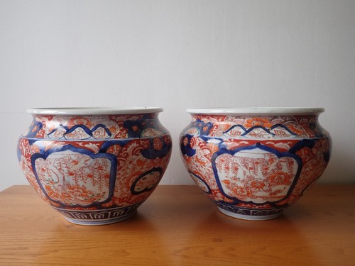 Pair japanese imari - of,
