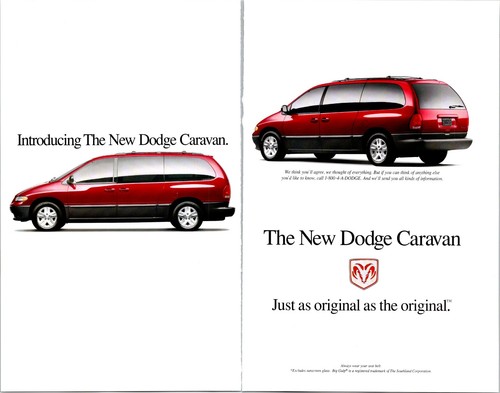 Dodge caravan vintage print - caravan,