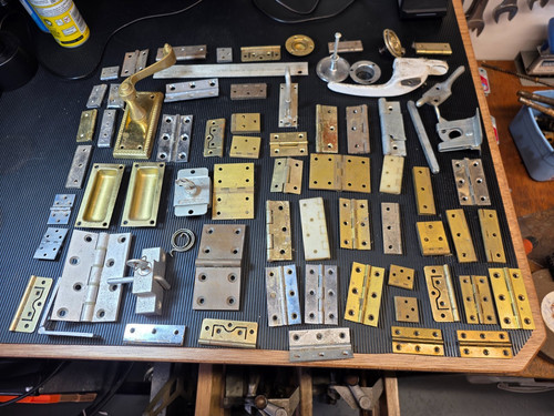 Carpentry hinges job lot many