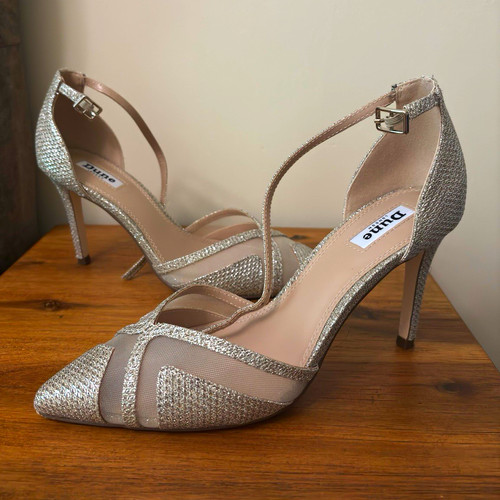 Dune silver glitter mesh - dune,
