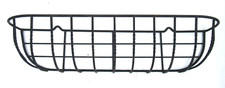 swirl wrought iron wall window basket 91cm box basket planter trough garden