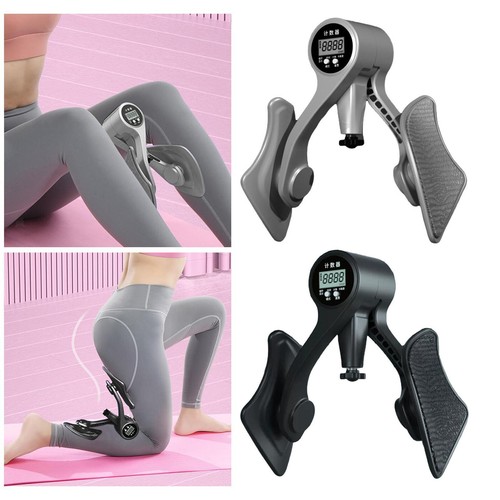 Thigh exerciser with counter - exerciser,