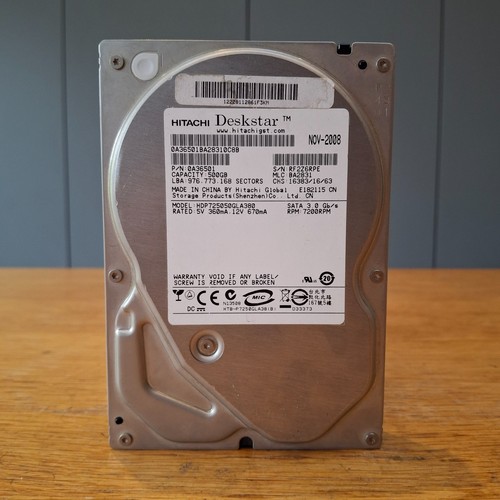 Hitachi deskstar 500gb 5 - deskstar, 3.5