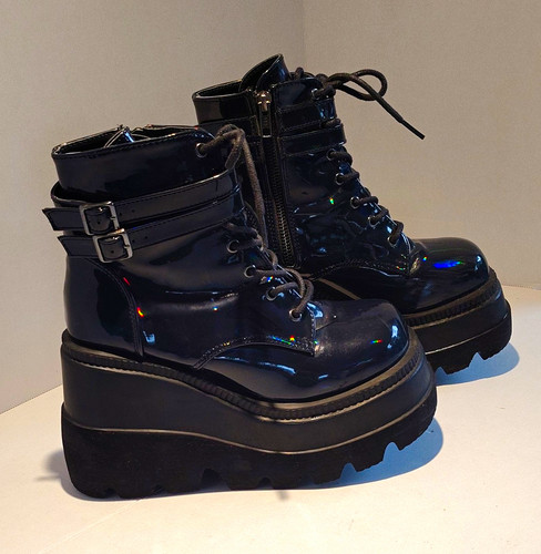 Demonia shaker black patent - shaker-52,