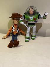 Thinkway Toy Story Woody & Buzz Lightyear Interactive Talking Figures Set