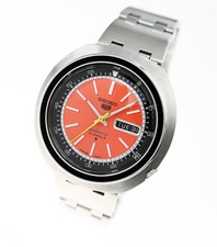 SEIKO 5 Orange UFO Jumbo Ref 6119-6400 Automatic RESTORED SERVICED 1975