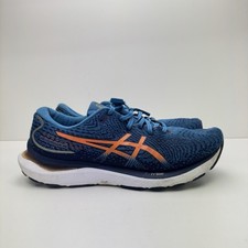 Asics Mens Gel-Nimbus 24 Shoes Blue 1011B529 Running Trainers Gym Size UK 8.5