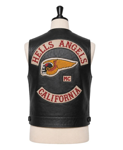 Inspired black leather - inspired, vest
