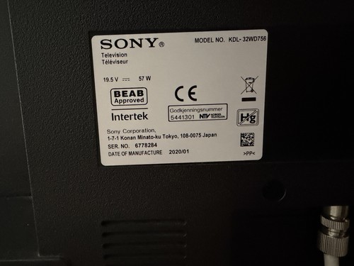 Boxed vgc sony - vgc, bravia