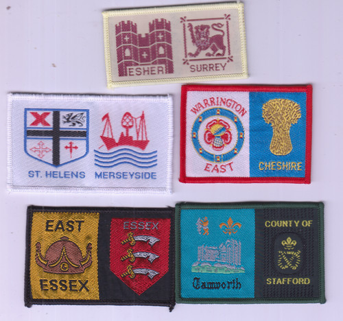 Boy scout double badges - 5,