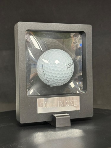 Hole one golf ball display - in,