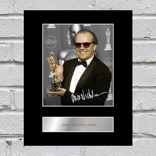 Jack nicholson signed mounted - jack,