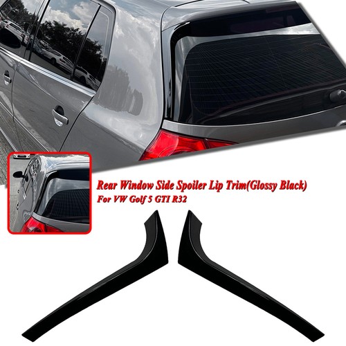 2pcs gloss black rear - 2pcs,