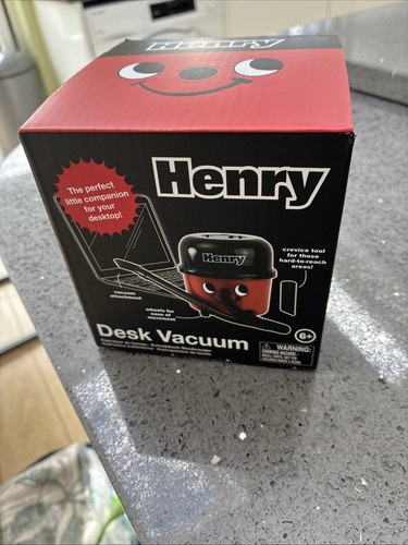Henry desk vacuum bnib cleans - henry,