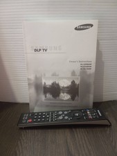 Samsung DLP TV Owner's Instructions Manual HLS5086W, HLS5686W, HLS6186W & Remote