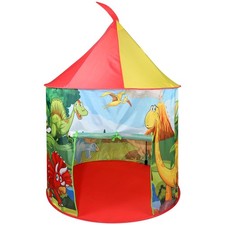 Childrens Dinosaur Themed Play Tent round Ground Sheet Indoor Outdoor