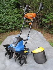 A HYUNDAI HYT1500E ELECTRIC GARDEN TILLER IN SUPERB CONDITION 45cm