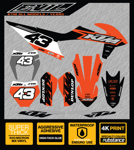 Custom graphics kit - mx, kit: