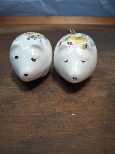 Pair hedgehog vintage - hedgehog,