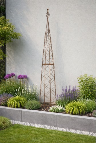 Plant climbing obelisk rose - obelisk,