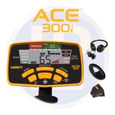 Garrett Ace 300i Metal Detector with Free Accessories