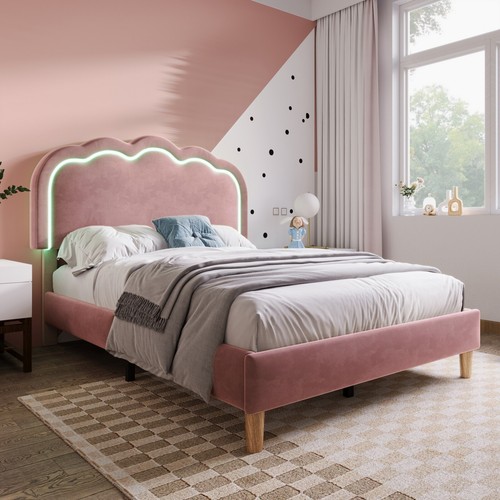 Upholstered bed frame - upholstered,