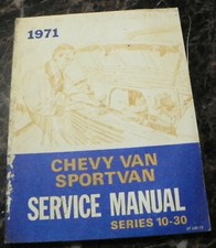 1971 CHEVROLET VAN SPORTVAN