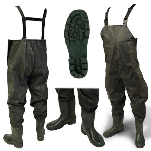 Chest waders waterproof green - chest,