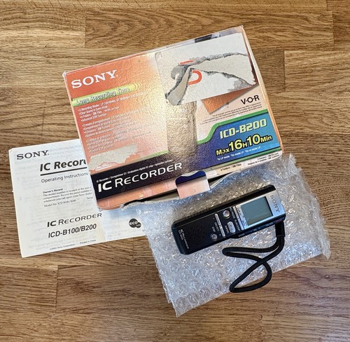 Sony icd b200 digital voice - icd-b200,