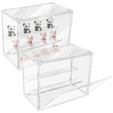 Acrylic Display Case Box Dustproof Protection Showcase for Collectibles Display