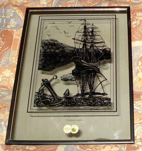 Vtg framed samuel webster - vtg.,