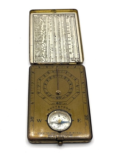 Ansonia clock sunwatch - clock, co.