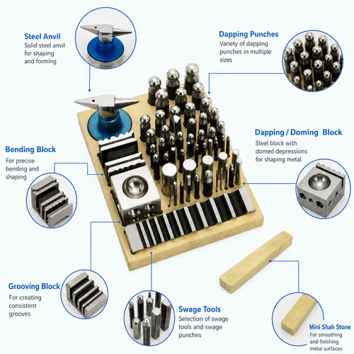 Jewellery metal forming bench - metal,
