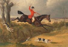 Fox Hunting John Frederick Herring Wall Print Poster Picture A3 A4 A5