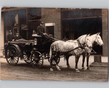 c1910 EARLY Fire Truck Fireman