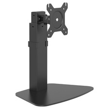 VESA Mount Upto 30 inch Monitor Stand Riser TV PC Adjustable Height Stand Black