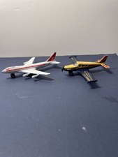 Two Matchbox Aircraft Virgin 747 and Piper Comanche Private Plane