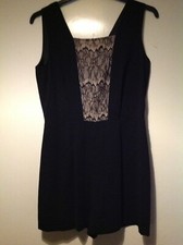 Warehouse Lace Insert Playsuit