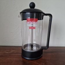 Bodum French Press Cafetiere Coffee Maker  1 Litre 8 Cup Black, great condition